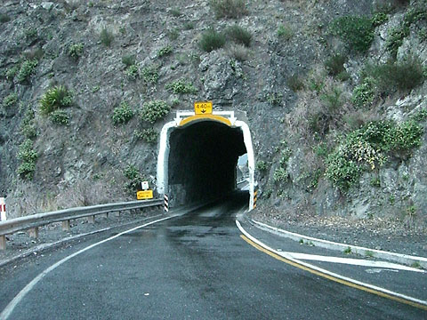 数少ないトンネル、Parititahi Tunnel