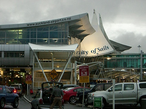 Auckland空港の国際線ターミナル