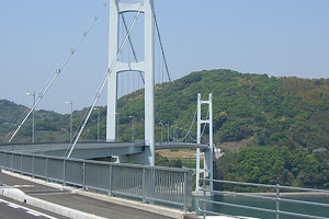 2008年11月に開通したばかりの豊島大橋