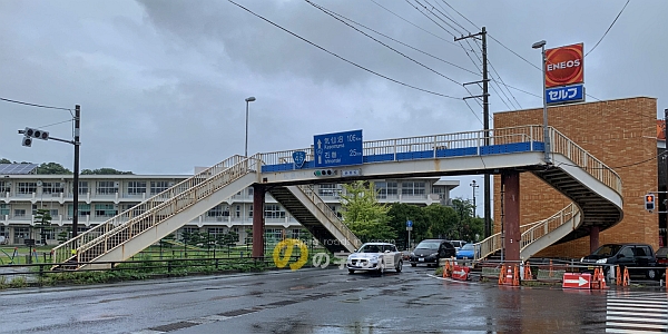 松島横断歩道橋全景