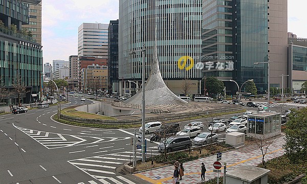 名古屋駅前ロータリーを北西側から眺める