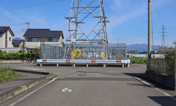 JR東日本 蒲須坂矢板線40号鉄塔ロータリーを南側から眺める